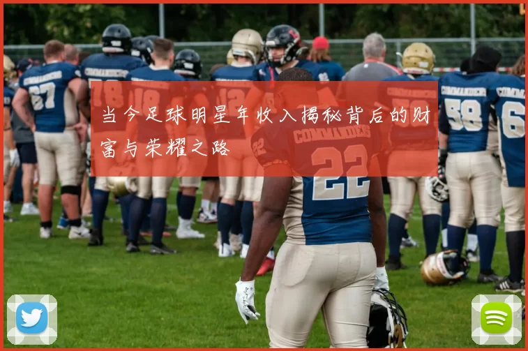 当今足球明星年收入揭秘背后的财富与荣耀之路