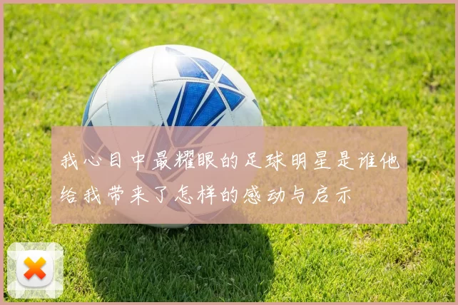 我心目中最耀眼的足球明星是谁他给我带来了怎样的感动与启示