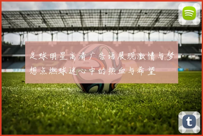 足球明星高清广告语展现激情与梦想点燃球迷心中的热血与希望
